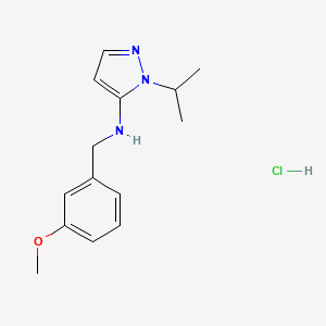 1-isopropyl-N-(3-methoxybenzyl)-1H-pyrazol-5-amine - 