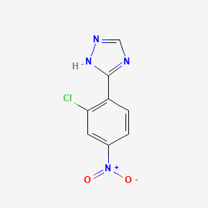 5-(2-Chloro-4-nitrophenyl)-1H-1,2,4-triazole - 