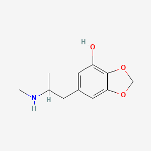 6-(2-Methylamino-propyl)-benzo[1,3]dioxol-4-ol - 