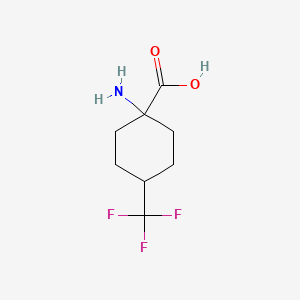 1-Amino-4-(trifluoromethyl)cyclohexane-1-carboxylic acid - 