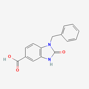 1-Benzyl-2-oxo-2,3-dihydro-1h-benzo[d]imidazole-5-carboxylic acid - 870002-06-5