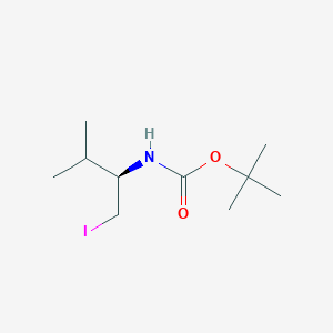 (R)-tert-Butyl (1-iodo-3-methylbutan-2-yl)carbamate - 