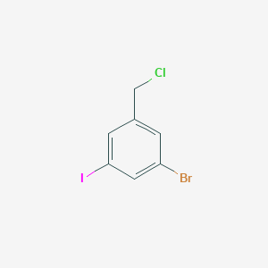 1-Bromo-3-(chloromethyl)-5-iodobenzene - 1261448-47-8