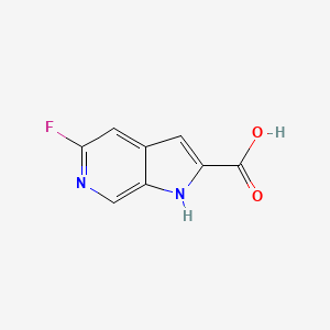 5-fluoro-1H-pyrrolo[2,3-c]pyridine-2-carboxylic acid - 