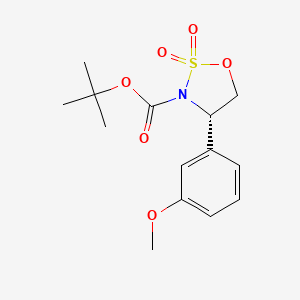 (S)-3-Boc-4-(3-methoxyphenyl)-1,2,3-oxathiazolidine 2,2-dioxide - 