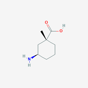 (1R,3R)-3-Amino-1-methylcyclohexane-1-carboxylic acid - 