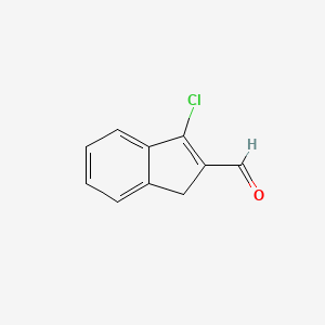 3-chloro-1H-indene-2-carbaldehyde - 