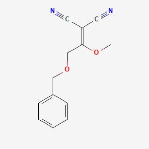 2-(2-(Benzyloxy)-1-methoxyethylidene)malononitrile - 
