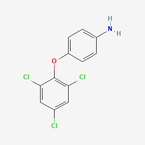 4-(2,4,6-trichlorophenoxy)aniline - 26306-61-6