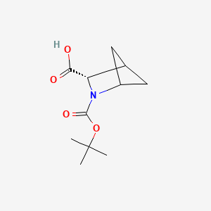 (3S)-2-[(tert-butoxy)carbonyl]-2-azabicyclo[2.1.1]hexane-3-carboxylic acid - 