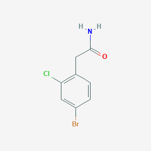 2-(4-Bromo-2-chlorophenyl)acetamide - 