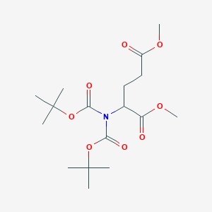 Dimethyl (S)-2-[Bis(Boc)amino]pentanedioate - 