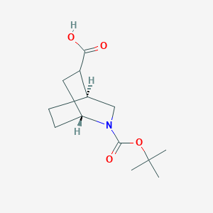 (1R,4S)-2-(tert-Butoxycarbonyl)-2-azabicyclo[2.2.2]octane-5-carboxylic acid - 