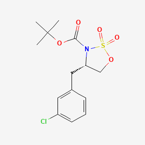 (S)-3-Boc-4-(3-chlorobenzyl)-1,2,3-oxathiazolidine 2,2-dioxide - 