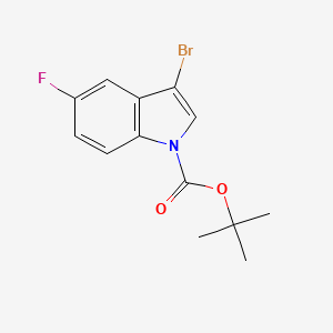 tert-butyl 3-bromo-5-fluoro-1H-indole-1-carboxylate - 