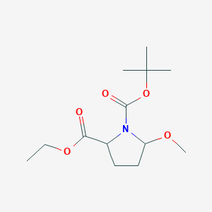 (2R)-1-tert-butyl2-ethyl5-methoxypyrrolidine-1,2-dicarboxylate - 