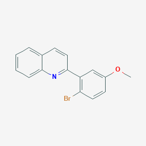 2-(2-Bromo-5-methoxyphenyl)quinoline - 