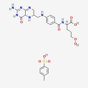 (S)-N-[4-[[(2-Amino-1,4,5,6,7,8-hexahydro-4-oxo-6-pteridinyl)methyl]amino]benzoyl]-L-glutamic Acid Mono(4-methylbenzenesulfonate) - 