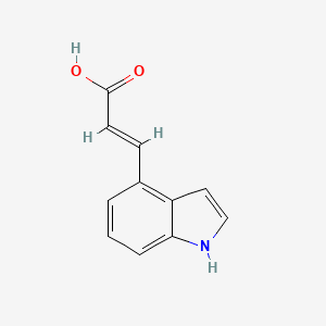 (E)-3-(1H-Indol-4-YL)acrylic acid - 