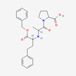1-[2-[(1-Oxo-4-phenyl-1-phenylmethoxybutan-2-yl)amino]propanoyl]pyrrolidine-2-carboxylic acid - 