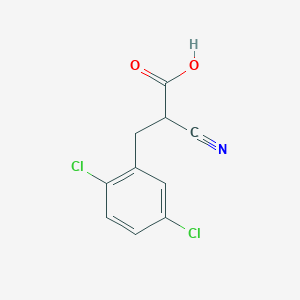 2-Cyano-3-(2,5-dichlorophenyl)propionic Acid - 