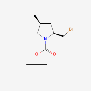 tert-butyl (2S,4S)-2-(bromomethyl)-4-methyl-pyrrolidine-1-carboxylate - 