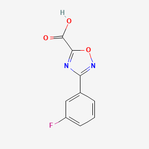 3-(3-Fluorophenyl)-1,2,4-oxadiazole-5-carboxylic acid - 