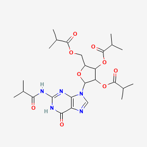 2-Isobutyramido Guanosine 2',3',5'-Tris(isobutanoate) - 