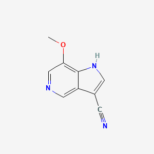 3-Cyano-7-methoxy-1H-pyrrolo[3,2-c]pyridine - 