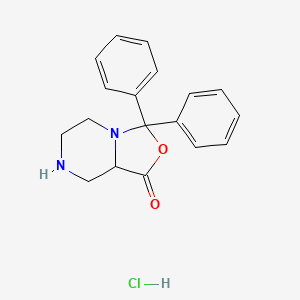 1,1-Diphenyltetrahydro-1H-oxazolo[3,4-a]pyrazin-3(5H)-one hydrochloride - 