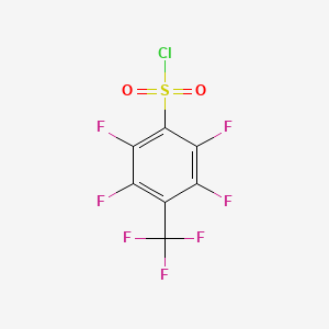 2,3,5,6-Tetrafluoro-4-(trifluoromethyl)benzenesulfonyl chloride - 