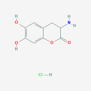 (S)-3-Amino-3,4-dihydro-6,7-dihydroxy-2H-1-benzopyran-2-one Hydrochloride - 
