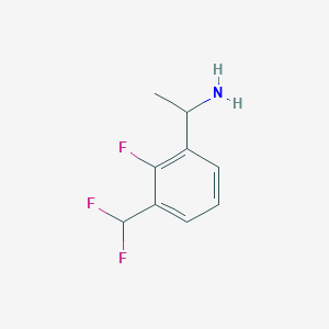 1-[3-(Difluoromethyl)-2-fluorophenyl]ethanamine - 