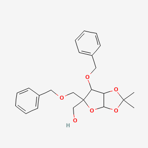 1,2-O-(1-methylethylidene)-4-C-[(phenylmethoxy)methyl]-3-O-(phenylmethyl)-L-Lyxofuranose - 