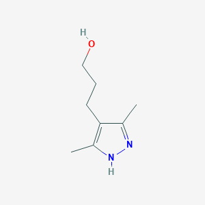 3-(3,5-Dimethyl-1H-pyrazol-4-yl)propan-1-ol - 1779428-05-5