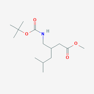 (S)-N-tert-Butoxycarbonyl Pregabalin Methyl Ester - 