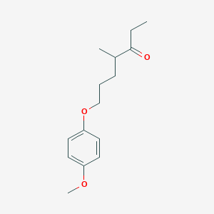 7-(4-Methoxyphenoxy)-4-methylheptan-3-one - 
