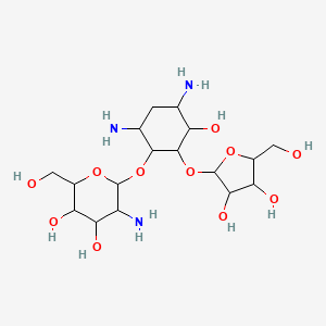 4-O-(2-Amino-2-deoxy-alpha-D-glucopyranosyl)-5-O-(beta-D-xylofuranosyl)-2-deoxy-D-streptamine - 