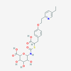 Pioglitazone thiazolidinedione ring-opened N-beta-D-glucuronide - 