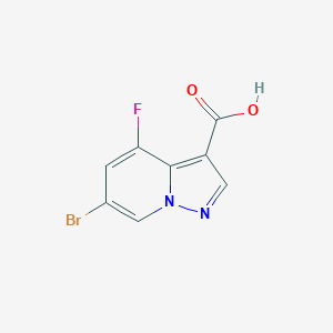 6-Bromo-4-fluoropyrazolo[1,5-a]pyridine-3-carboxylic acid - 