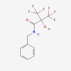 N-Benzyl-3,3,3-trifluoro-2-hydroxy-2-(trifluoromethyl)propanamide - 