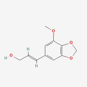 2-Propen-1-ol, 3-(7-methoxy-1,3-benzodioxol-5-yl)-, (2E)- - 69618-94-6