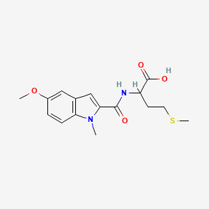 (2S)-2-[(5-Methoxy-1-methyl-1H-indol-2-yl)formamido]-4-(methylsulfanyl)butanoic acid - 