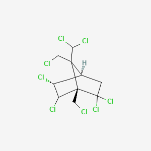 (1r,4r,5r)-2,2,5,6-Tetrachloro-1,7-bis(chloromethyl)-7-(dichloromethyl)bicyclo[2.2.1]heptane - 58002-18-9