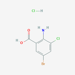 2-Amino-5-bromo-3-chlorobenzoic acid hydrochloride - 