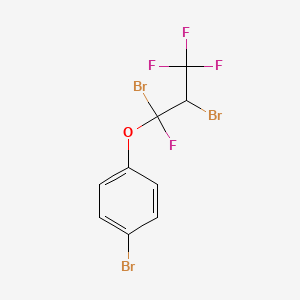 1-Bromo-4-(1,2-dibromo-1,3,3,3-tetrafluoropropoxy)benzene - 