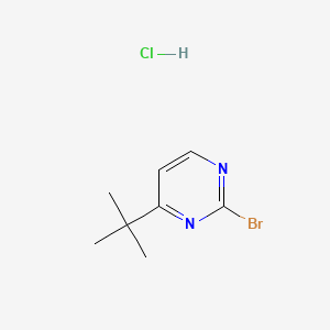 2-Bromo-4-(tert-butyl)pyrimidine hydrochloride - 