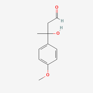 3-Hydroxy-3-(4-methoxyphenyl)butanal - 