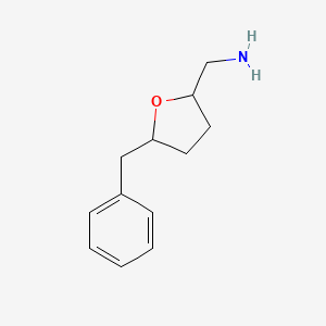 (5-Benzyloxolan-2-yl)methanamine - 