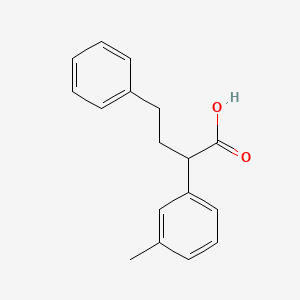 2-(3-Methylphenyl)-4-phenylbutanoic acid - 